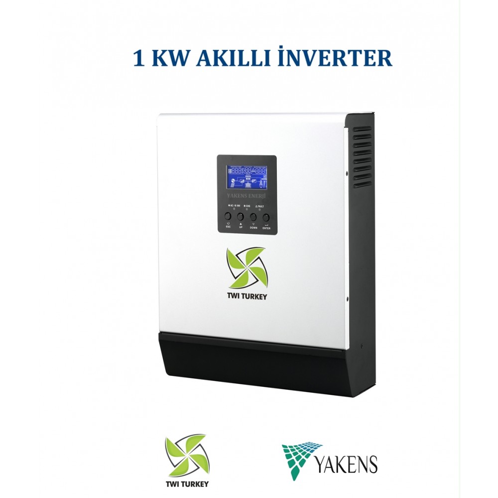 1000W / 12V Akıllı inverter Twi (Pwm 50AH Şarj)